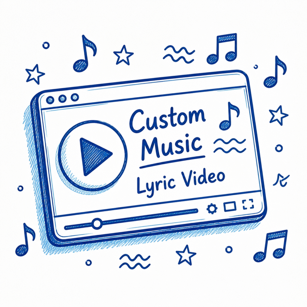 custom music video with lyrics